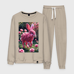 Мужской костюм Кролик из роз