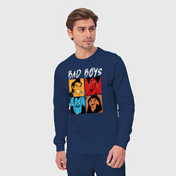 Костюм хлопковый мужской Bad boys, цвет: тёмно-синий — фото 2