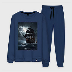 Мужской костюм Пиратский корабль в шторм