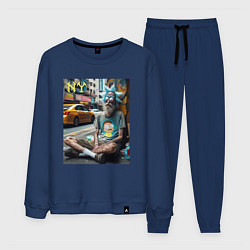 Мужской костюм Rick Sanchez is a hippie from New York