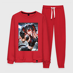 Мужской костюм Девушка-демон с пистолетом