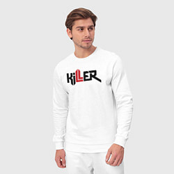 Костюм хлопковый мужской Killer, цвет: белый — фото 2
