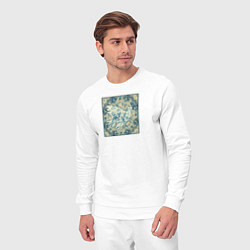 Костюм хлопковый мужской Голубь мира, цвет: белый — фото 2