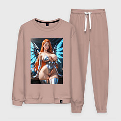 Мужской костюм Девушка-ангел с механическими крыльями