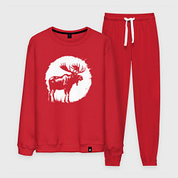 Мужской костюм Лось в круге