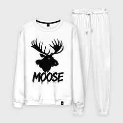 Мужской костюм Черный лось с рогами