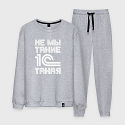 Костюм хлопковый мужской Не мы такие - 1С такая, цвет: меланж
