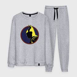 Костюм хлопковый мужской Ночь Бэтмена, цвет: меланж