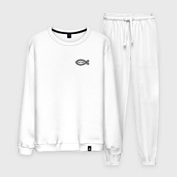 Мужской костюм Спаси и сохрани фигурный текст