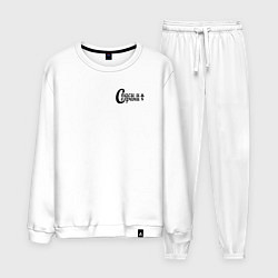 Мужской костюм Спаси и сохрани минимализм черный