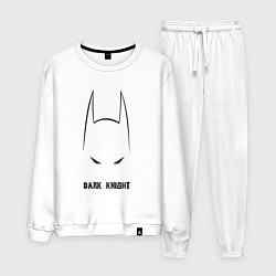 Костюм хлопковый мужской Batman dark knight, цвет: белый