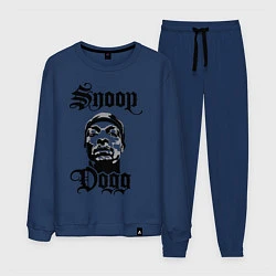 Костюм хлопковый мужской Snoop Dogg Face, цвет: тёмно-синий