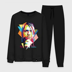 Костюм хлопковый мужской Kurt Cobain: Colors, цвет: черный