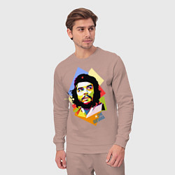 Костюм хлопковый мужской Che Guevara Art, цвет: пыльно-розовый — фото 2