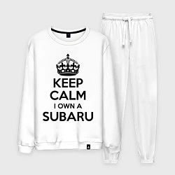 Мужской костюм Keep Calm & I own a Subaru