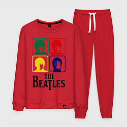 Костюм хлопковый мужской The Beatles: Colors, цвет: красный