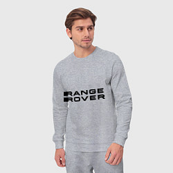 Костюм хлопковый мужской Range Rover, цвет: меланж — фото 2