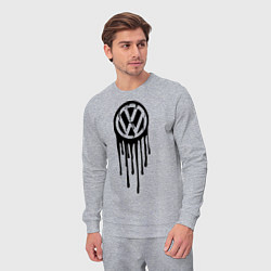 Костюм хлопковый мужской Volkswagen, цвет: меланж — фото 2