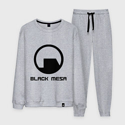 Костюм хлопковый мужской Black Mesa: Logo, цвет: меланж