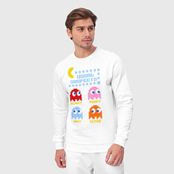 Костюм хлопковый мужской Pac-Man: Usual Suspects, цвет: белый — фото 2