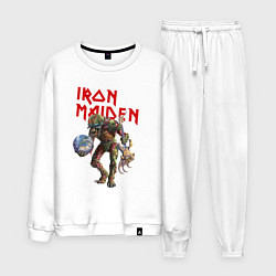 Костюм хлопковый мужской Iron Maiden: Zombie, цвет: белый