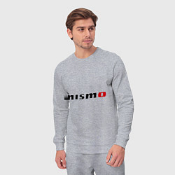 Костюм хлопковый мужской Nismo, цвет: меланж — фото 2