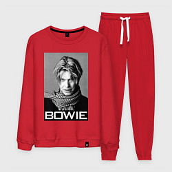Костюм хлопковый мужской Bowie Legend, цвет: красный