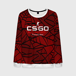 Свитшот мужской Cs:go - Crimson Web Style Factory New Кровавая пау, цвет: 3D-белый