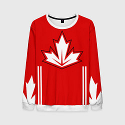 Свитшот мужской Сборная Канады: домашняя форма, цвет: 3D-белый