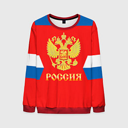 Свитшот мужской Сборная РФ: #27 PANARIN, цвет: 3D-красный