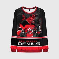 Свитшот мужской New Jersey Devils, цвет: 3D-красный