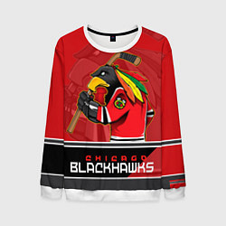 Свитшот мужской Chicago Blackhawks, цвет: 3D-белый