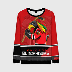 Свитшот мужской Chicago Blackhawks, цвет: 3D-черный