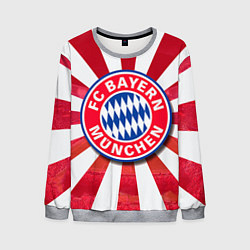 Свитшот мужской FC Bayern, цвет: 3D-меланж