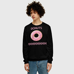 Свитшот мужской Donuts, цвет: 3D-черный — фото 2