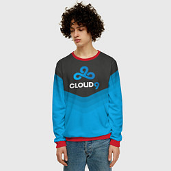 Свитшот мужской Cloud 9 Uniform, цвет: 3D-красный — фото 2