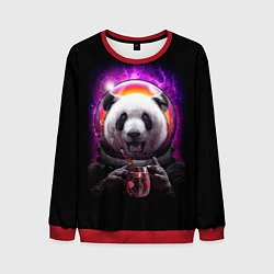 Свитшот мужской Panda Cosmonaut, цвет: 3D-красный