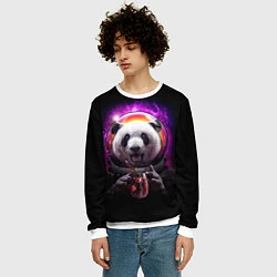 Свитшот мужской Panda Cosmonaut, цвет: 3D-белый — фото 2