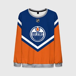 Свитшот мужской NHL: Edmonton Oilers, цвет: 3D-меланж