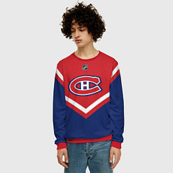 Свитшот мужской NHL: Montreal Canadiens цвета 3D-красный — фото 2