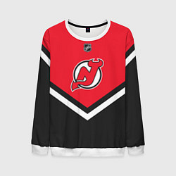 Свитшот мужской NHL: New Jersey Devils, цвет: 3D-белый