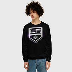 Свитшот мужской Los Angeles Kings, цвет: 3D-черный — фото 2