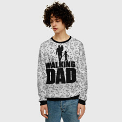 Свитшот мужской Walking Dad, цвет: 3D-черный — фото 2
