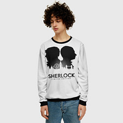 Свитшот мужской Sherlock Edition, цвет: 3D-черный — фото 2