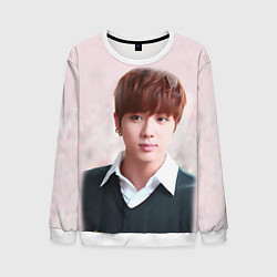 Свитшот мужской Kim SeokJin, цвет: 3D-белый