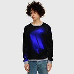 Свитшот мужской Titan: Black collection, цвет: 3D-меланж — фото 2