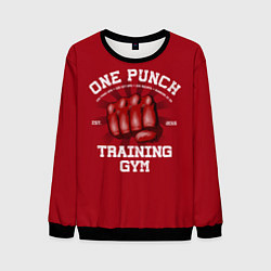 Свитшот мужской One Punch Gym, цвет: 3D-черный