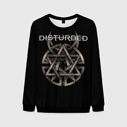 Свитшот мужской Disturbed Logo цвета 3D-черный — фото 1