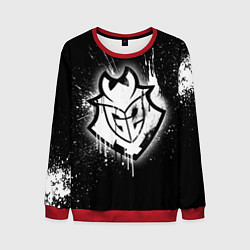 Свитшот мужской Gamers 2: Black collection, цвет: 3D-красный