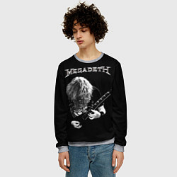 Свитшот мужской Dave Mustaine, цвет: 3D-меланж — фото 2